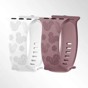 ⌚🐭 Mickey Mouse Inspired Apple Watch Band 42mm | White & Purple | NWT